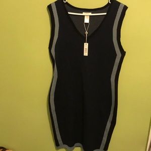 Max Stuido sleeve less sweater dress